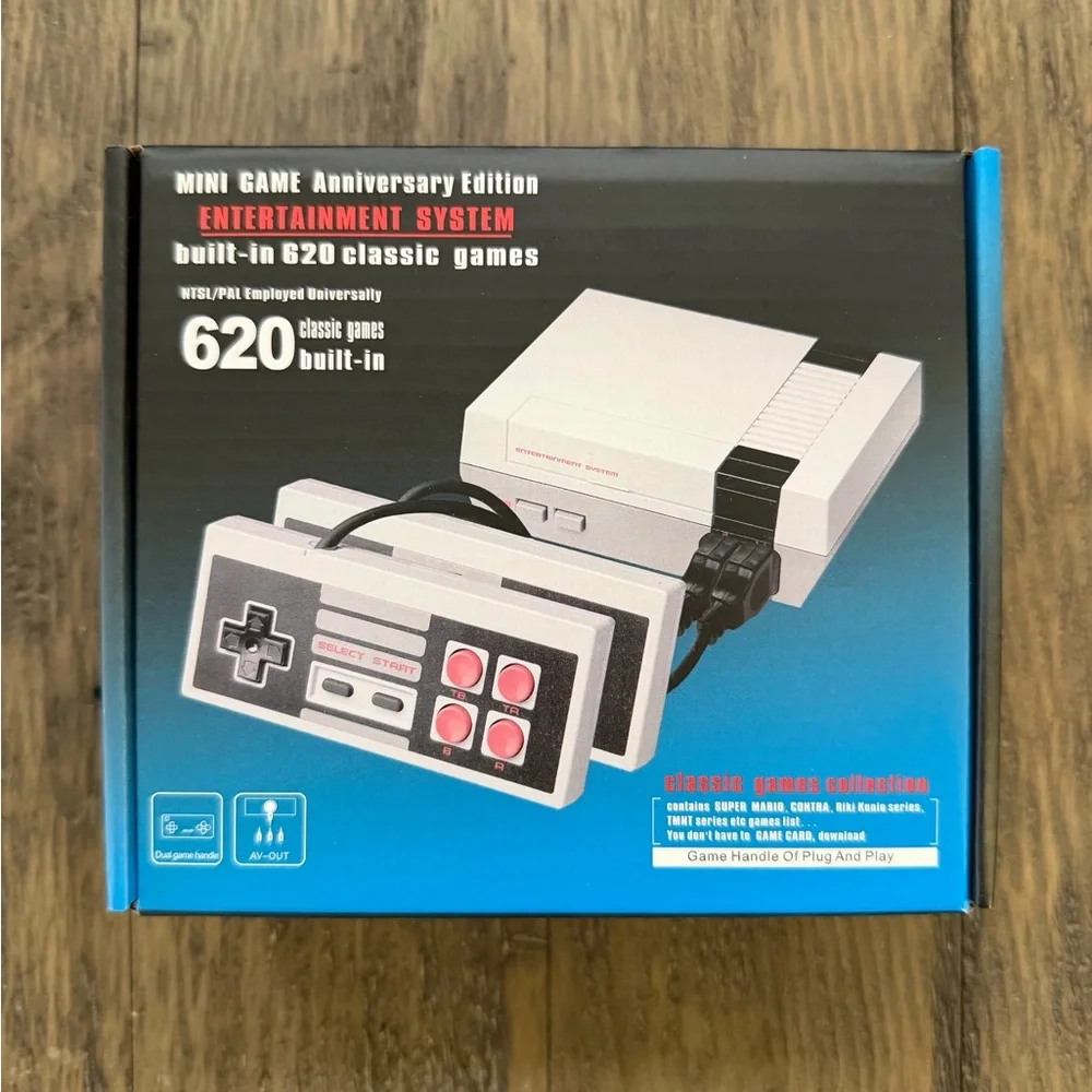 Classic Retro Gaming Console with Controllers with 620 games